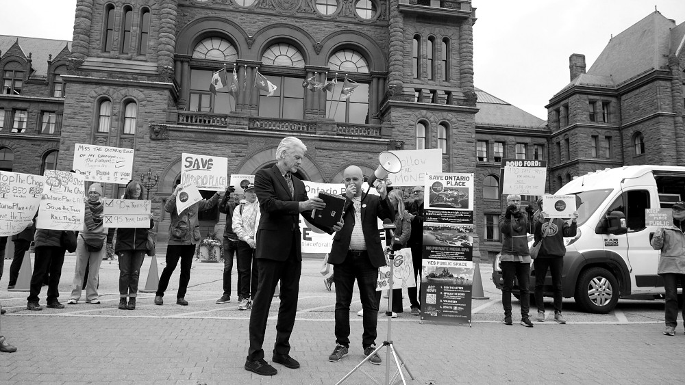 Queens Park rally for Ontario Place