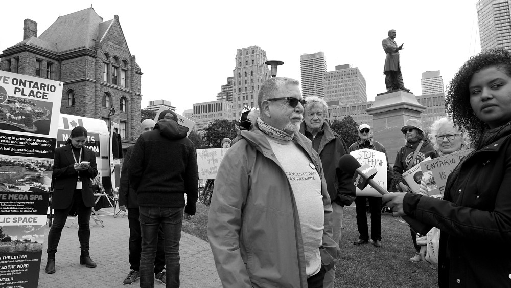 Floyd Ruskin at Queens Park rally